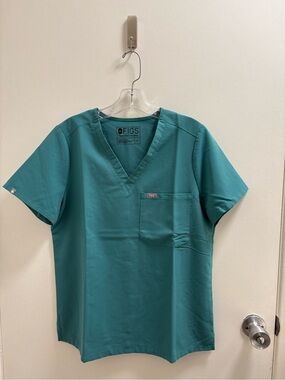 Figs - Catarina One-Pocket Scrub Top - Marine - Medium